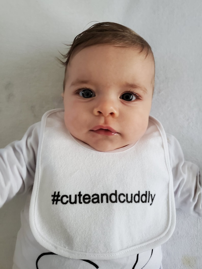 Cute Hashtag Baby Bib Phrases Etsy