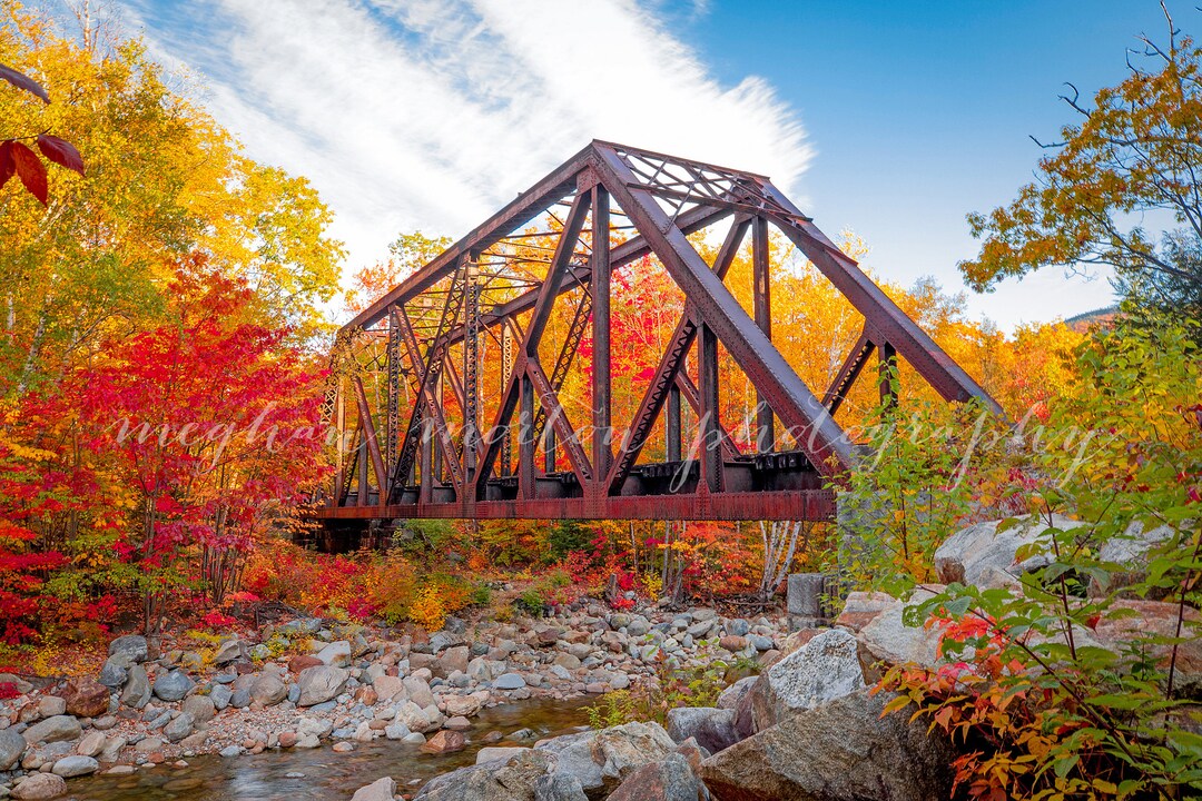 Iron Bridge 4th Iron Campground White Mountains New Etsy