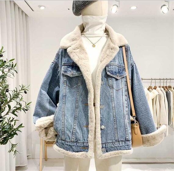 Two-sided Denim Jacket Bf-style Single 