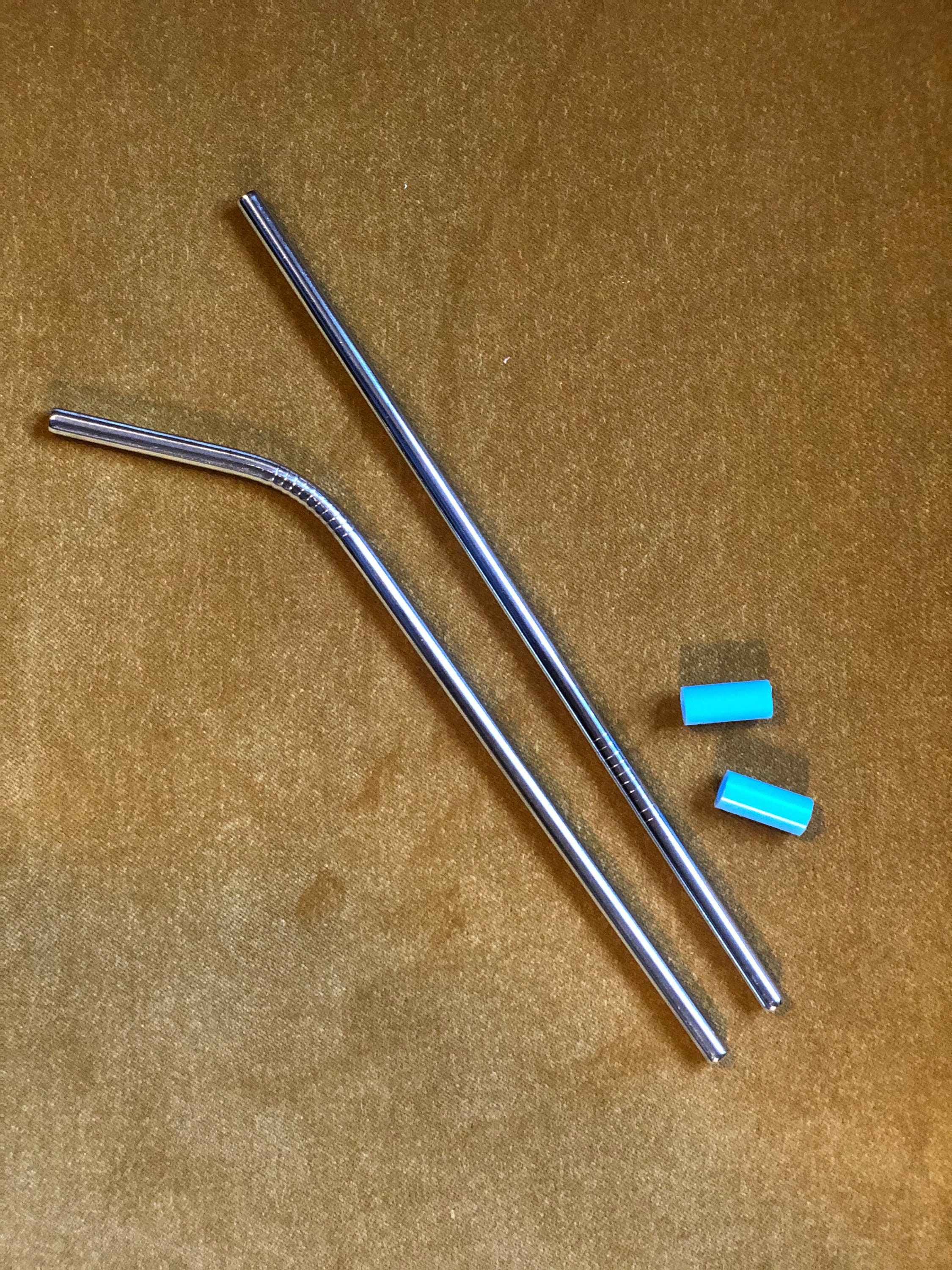 Reusable Eco Friendly Metal Straw Set Including Teeth Etsy