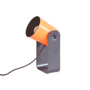 Vintage Orange Spotlight Lamp by Karl Lang for SIS Leuchten, 1976