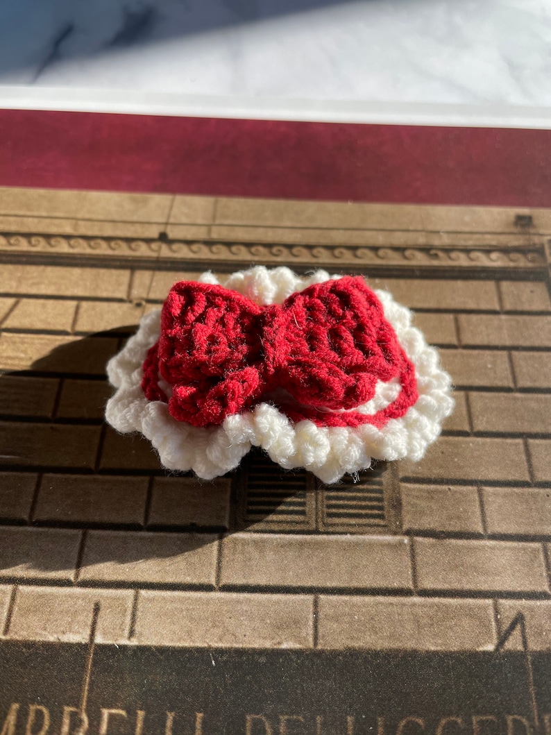 Basic Bow Crochet Hair Clips Toddler Basic Bow Hair Clips Girl Basic Bow Hair Clips