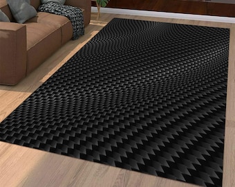 Human made FACE RUG LARGE - BLACK カーペット HUMAN MADE FACE RUG LARGE [ HM23GD056 ] – cotwohk