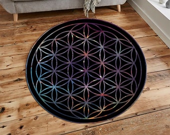 Flower of Life, Flower of Life Decoration, Sacred Geometry Home Decoration, Flower, Flower Of Life Rug, Flower Life, Sacred Geometry, Flower