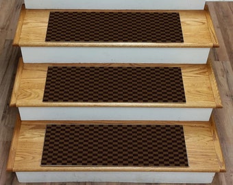 Stair Treads,Brown Stair Rug,Stair Carpeting,Home,Home Decor,Home Mat,Stair Mat,Non Slip,Thick Rug,House ,Designer Stair Rugs,StairRunners