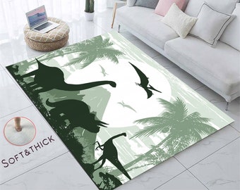 ANINILY Dinosaurs in Space Floor Carpet Childrens Room Decoration Round Soft Rugs for Living Room Bedroom Nursery Baby Crawling Play Mat,27.6x27.6IN ANINILY Dinosaurs in Space Floor Carpet Childrens Room Decoration Round Soft Rugs for Living Room Bedroom Nursery Baby Crawling Play Mat,27.6x27.6IN