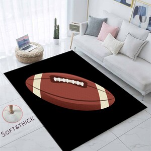 American Football Sport, Football, Football Sport, Sport Ball Rug, American Football, Sport, Rugby, Sport Rug, Home Decor Rugs, Living Room
