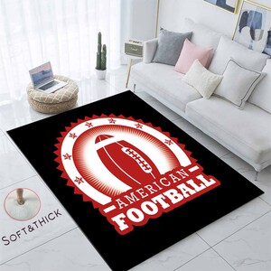 American Football, Sport, Rugby, American Football Sport, Football, Football Sport, Sport Ball Rug, Sport Rug, Home Decor Rugs, Living Room
