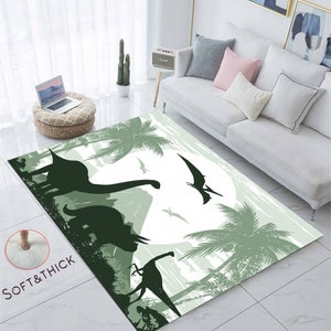 Dinosaur Kids Rug, Dinosaur, Dinosaur Rug, Dino Rug,Washable Kids Rug, Soft Rug, Nursery Rug,Non slip Kids Rug, Play Rug,Play Mat,Area Rug,