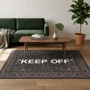 Keep Off Rug, Keep Off, Keep, Home Decorative Rug, Fantastic Rug, Themed Rug, Designer Rug, Living Room Rug, Office Rug, Area Rugs, Keepoff