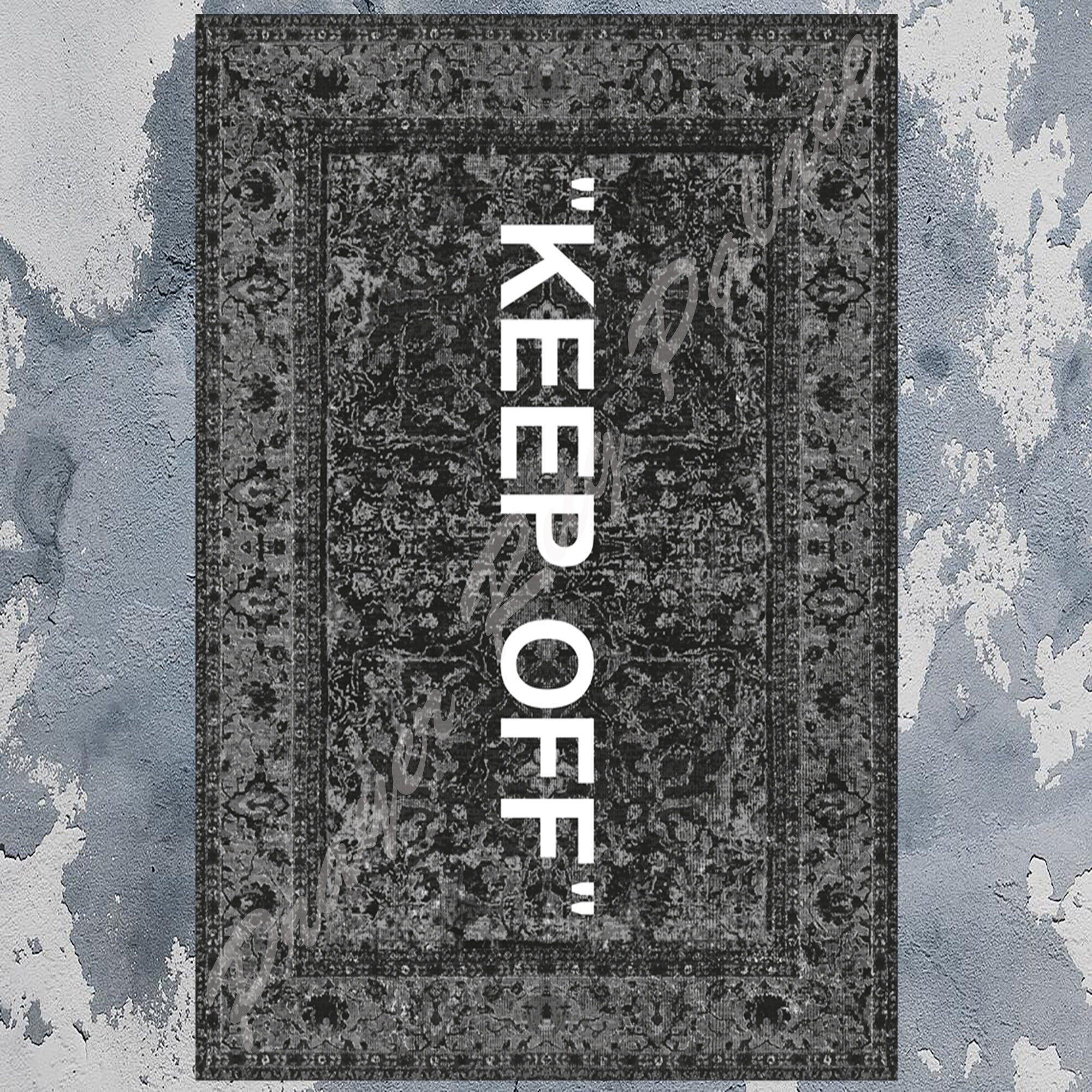 Keep off Rug Keep Off Keep Home Decorative Rug Fantastic - Etsy