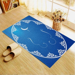 Prayer Rug, Aesthetic, Soft, Non-Slip Base, Islamic Gift, Muslim, Turkish Prayer Rug, Janamaz, Sajadah, Customizable, Anniversary Gift