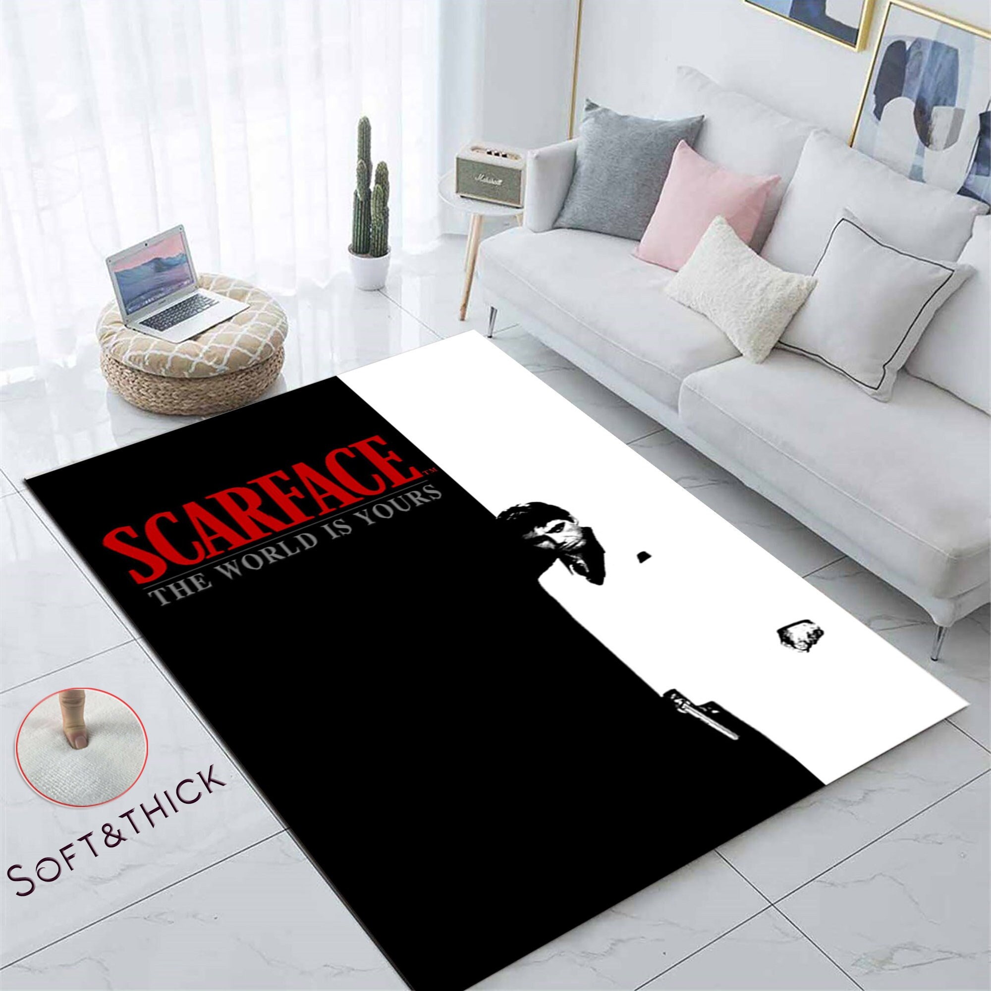 The World is Yours, Movie Old Rug, Scarface Retro, Action