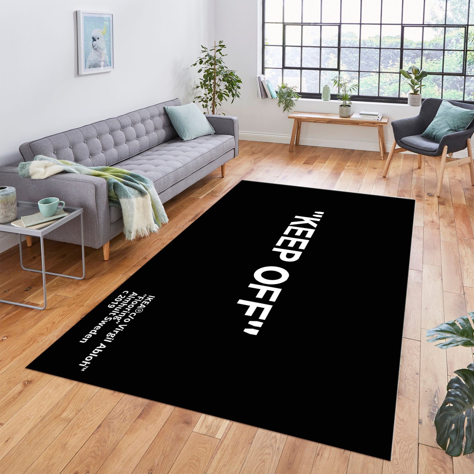 Keep off Rug Black Keep Off Fan Carpet Area Rug Designer Etsy