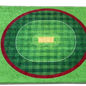 Cricket Ground, Cricket Rug, Cricket Ground Rug, Kids Decor Rug, Living ...