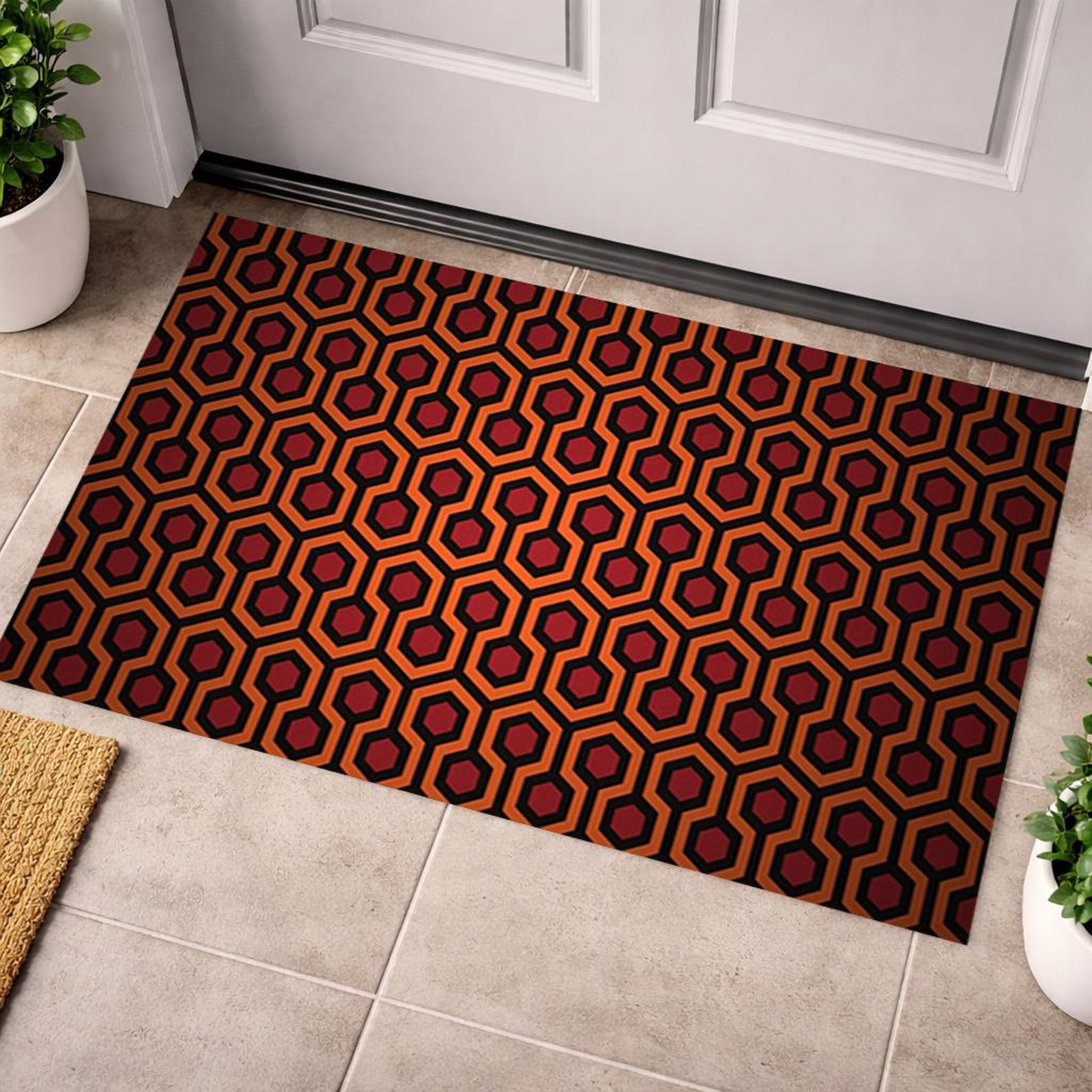 Hotel Rug Patterns The Shinning Overlook Hotel Pattern Doormat, Overlook Hotel Carpet ...