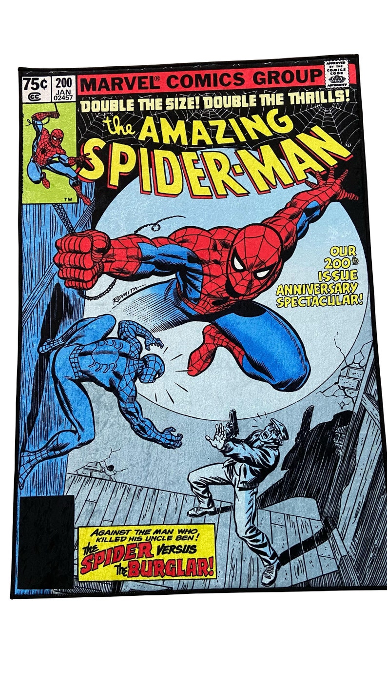 The Amazing Spider Man, Spiderman, Spider Man, Legend Cartoon Rug, Legend, Comic Book, Fantastic Rug, Spiderman Rug, Decor Rug, Movie Comics image 6
