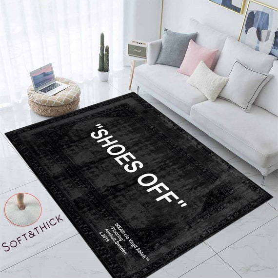 Fake off white ikea rug discount