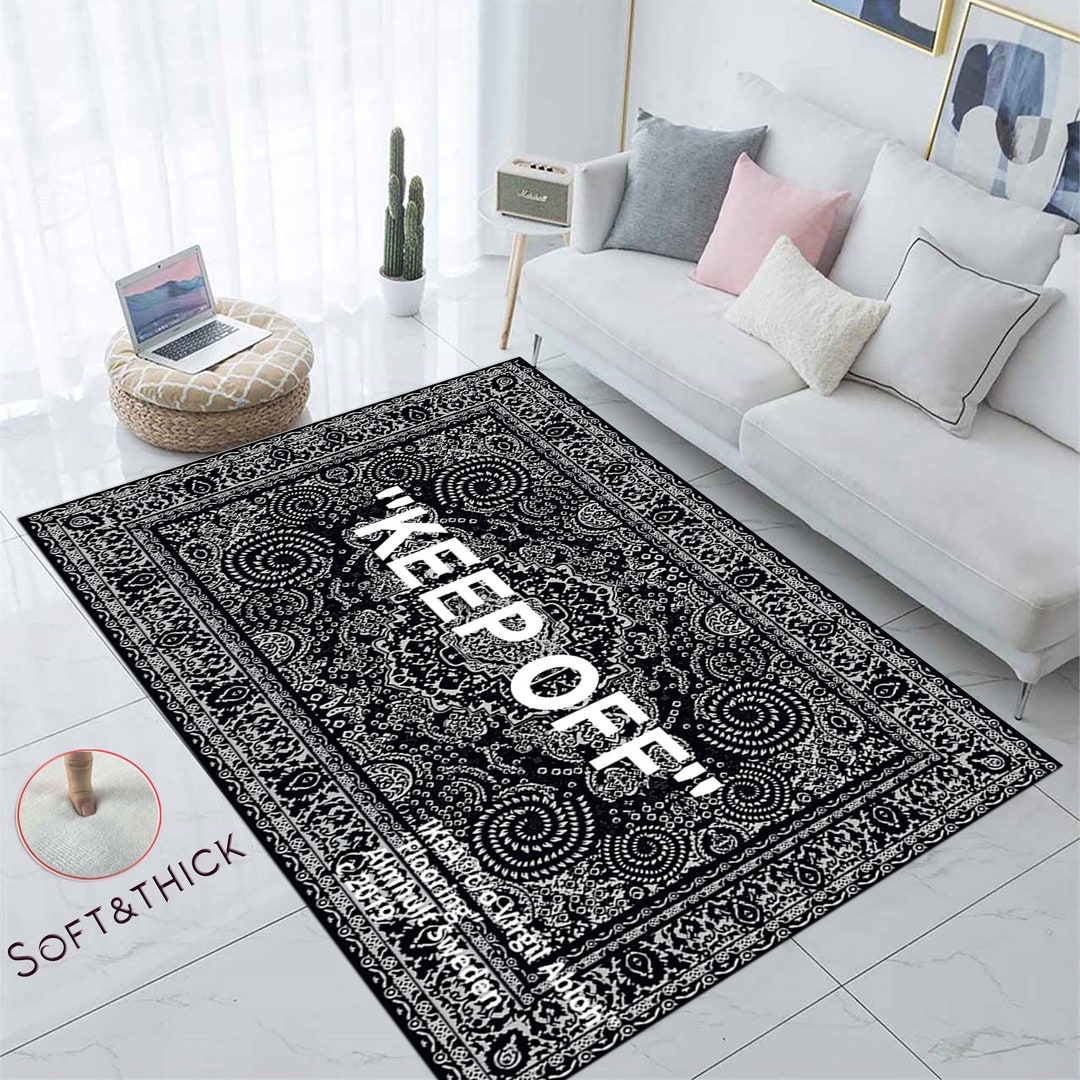 Keep Off Rug Off White Rug Home Decor - REVER LAVIE