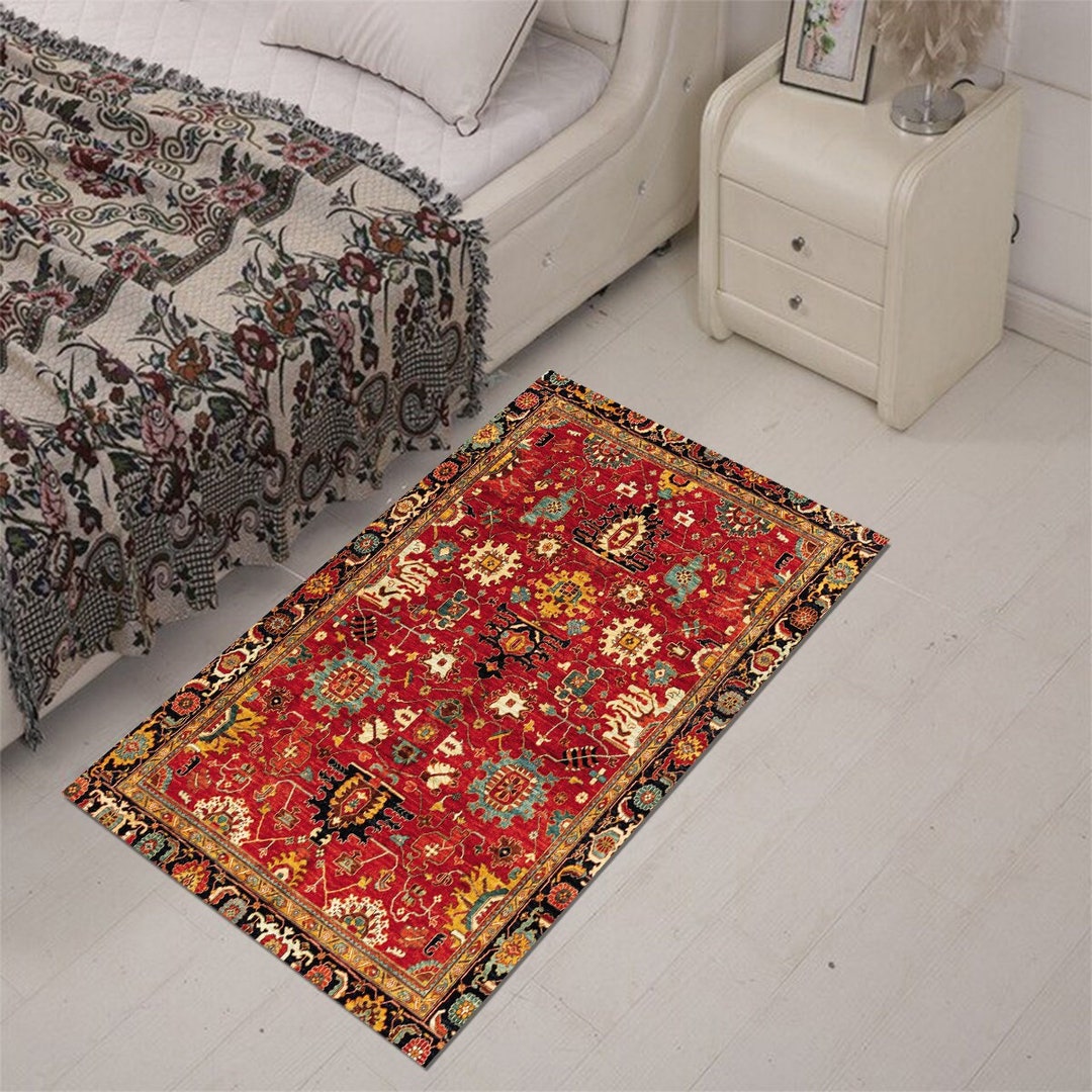 Muslin Rug Red Turkish Prayer Rug, Islamic Muslim Gift, Soft Non-slip Janamaz - Etsy