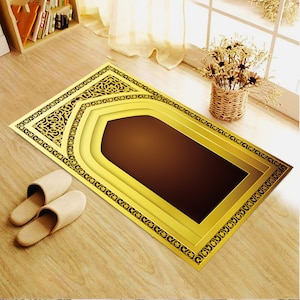 Prayer Rug, Aesthetic, Soft, Non-Slip Base, Islamic Gift, Muslim, Turkish Prayer Rug, Musallah, Tapi De Prire Pai, Gebetsteppich Mit Name