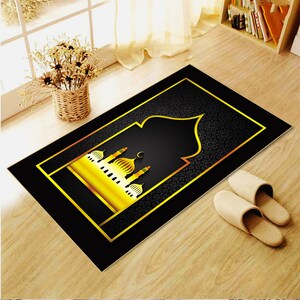 Gebetsteppich Rug, Cadeau Musulman, Prayer Rug Retro, Prayer Rug Christian, Adult Prayer Rug, Black Prayer Rug, Alfombra De Oracion Gruesa