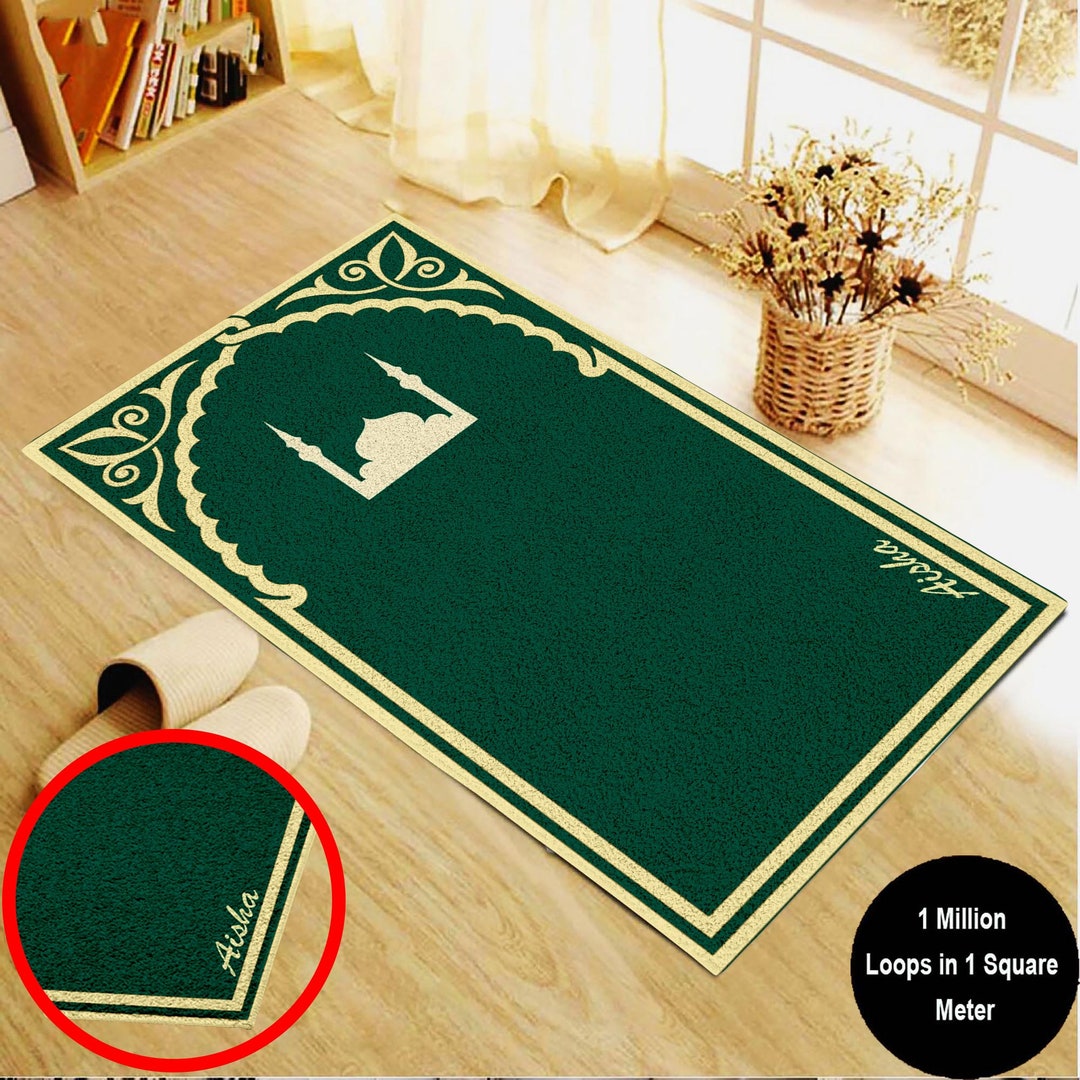 Woven Prayer Rug, Prayer Mat, 1 Million Loop Woven, Personnalisable