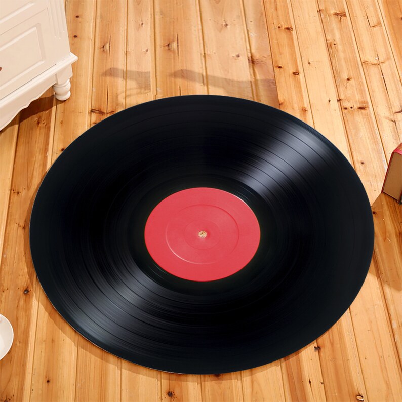 Circle Music Rug Circle Rugs, Round Modern Rugs, Record Round Rug, Popular Rugs,floor ...