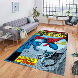The Amazing Spider Man, Spiderman, Spider Man, Legend Cartoon Rug, Legend, Comic Book, Fantastic Rug, Spiderman Rug, Decor Rug, Movie Comics image 4