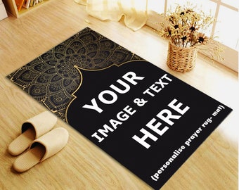 Custom Your Image Prayer Rug, Personalized Rug, Custom Prayer Mat, Personalized Home Decor, Custom Your Home, Custom Gift Carpet, Prayer Rug