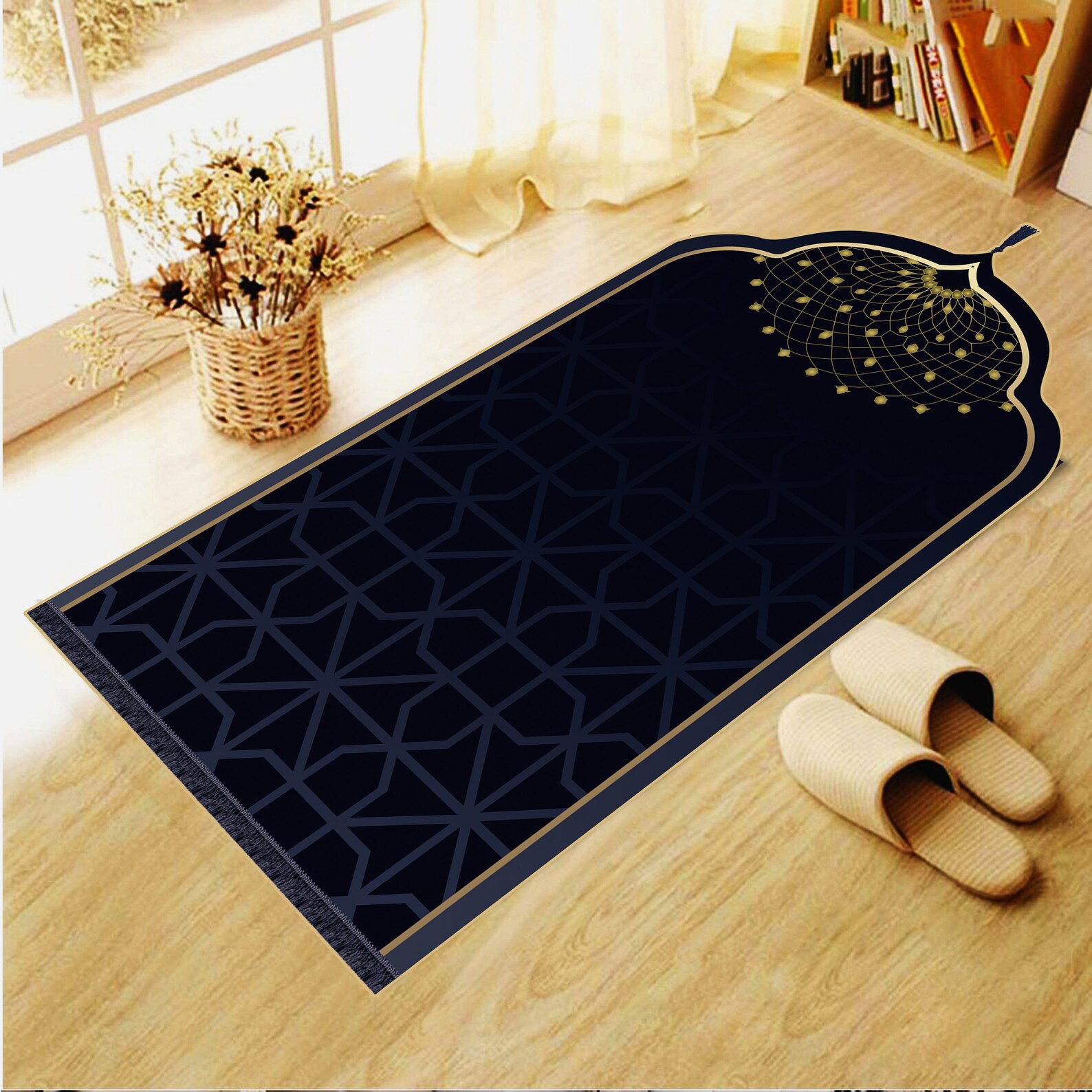 Luxury Muslim Prayer Rug Islamic Prayer Mat Sajada Shaped Etsy Canada