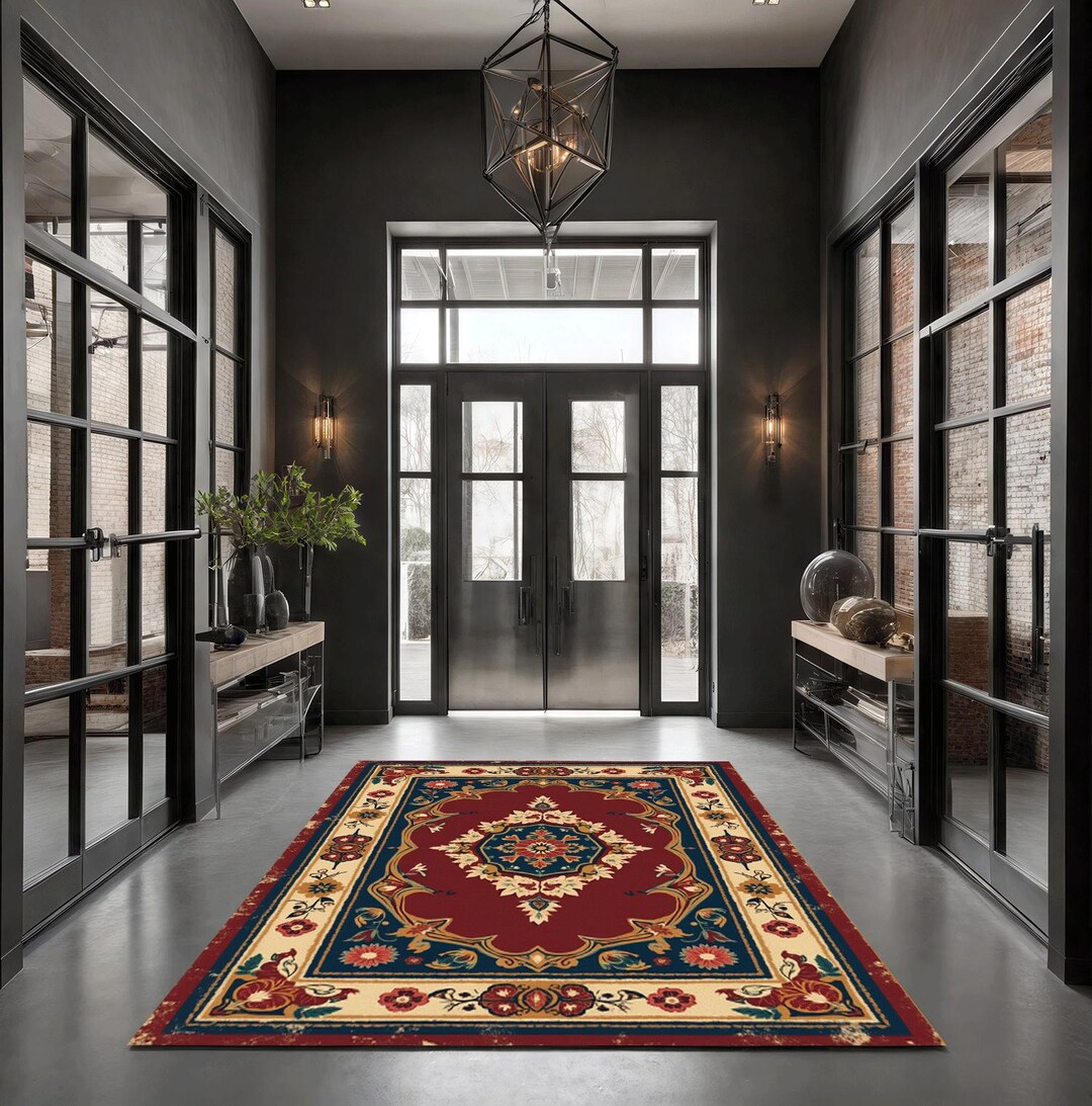 Personalized Entryway Rug, Entrance Rug for Inside House,family Name ...