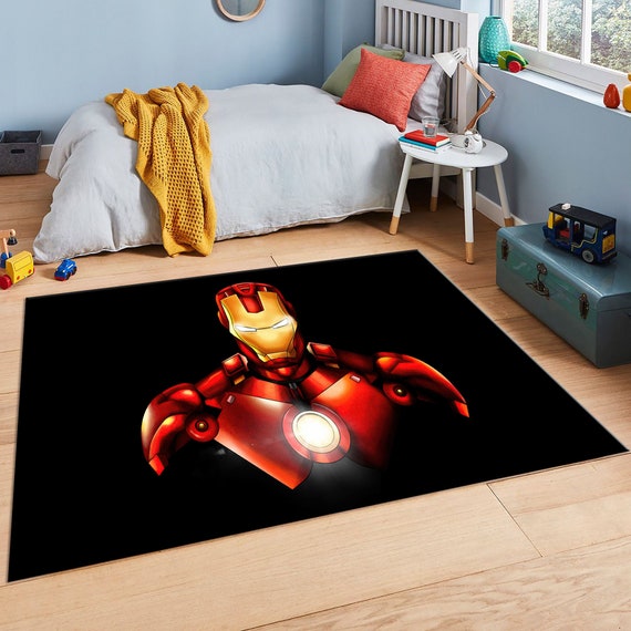 Icoon Man Rug Iron Man Iron Man Rug Iron Man Cinematic Universe Unisex - Etsy