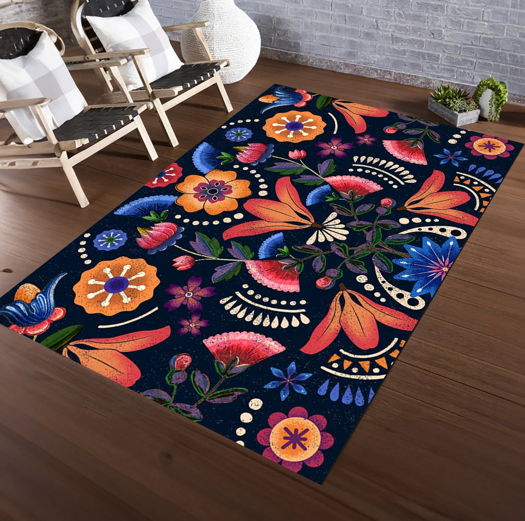 Outdoor Rug, Mexican, Ethnic Rug, Poolside Rugs, Gift for Boyfriend ...