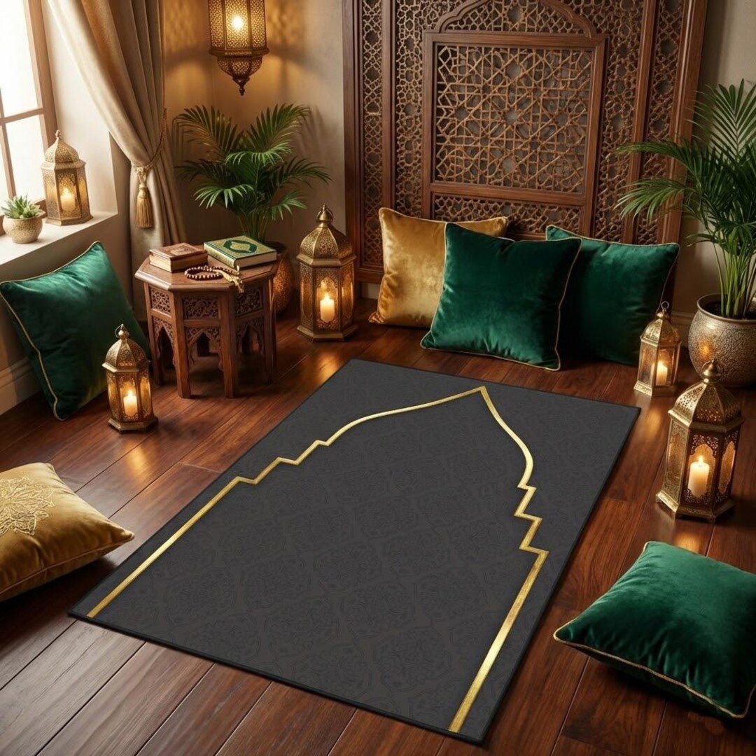Personalized Muslim Prayer Rug, Custom Islam Carpet - Etsy