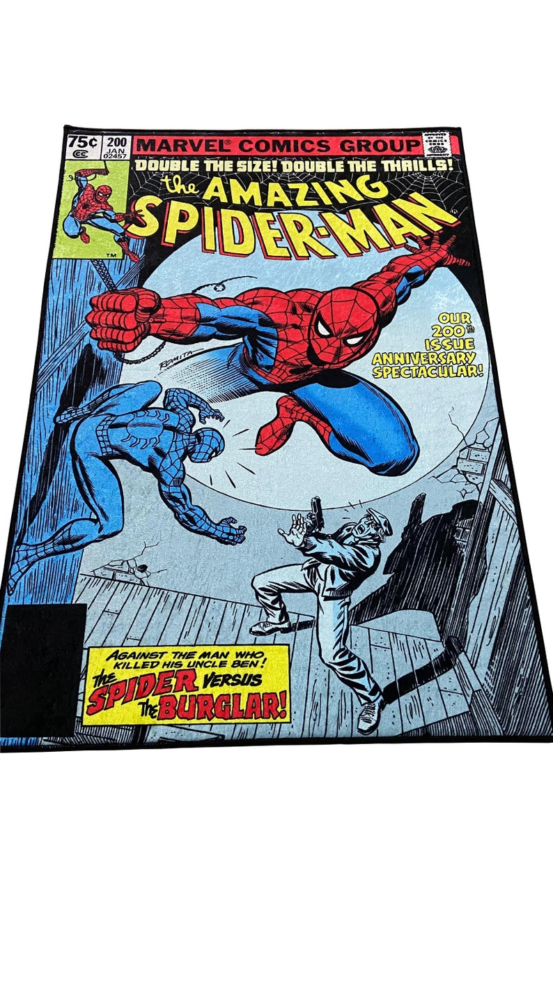 The Amazing Spider Man, Spiderman, Spider Man, Legend Cartoon Rug, Legend, Comic Book, Fantastic Rug, Spiderman Rug, Decor Rug, Movie Comics image 5