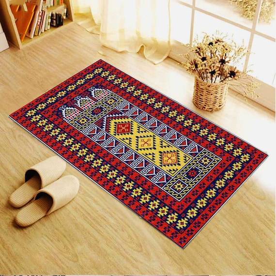 Islam Prayer Rug, Thick Muslim Prayer Mat, Personalized Gift
