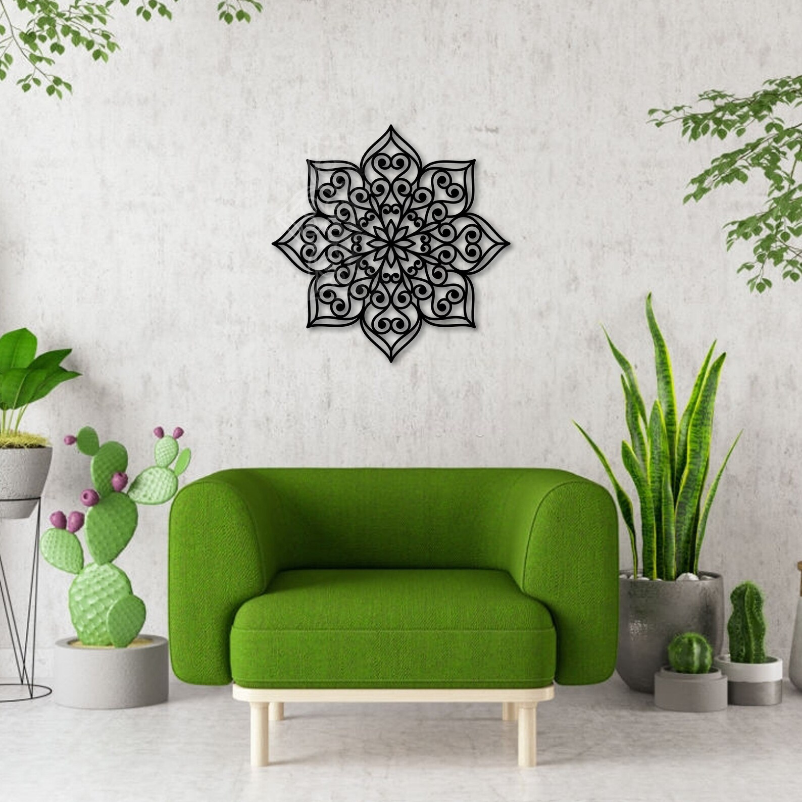 Mandala Metal Wall Art Large Metal Wall Art Wall Decoration Etsy