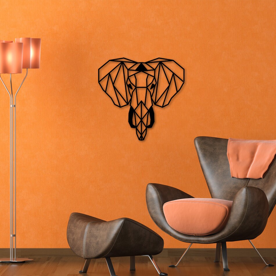 ELEPHANT Elephant Metal Wall Decor Elephant Metal Art Etsy
