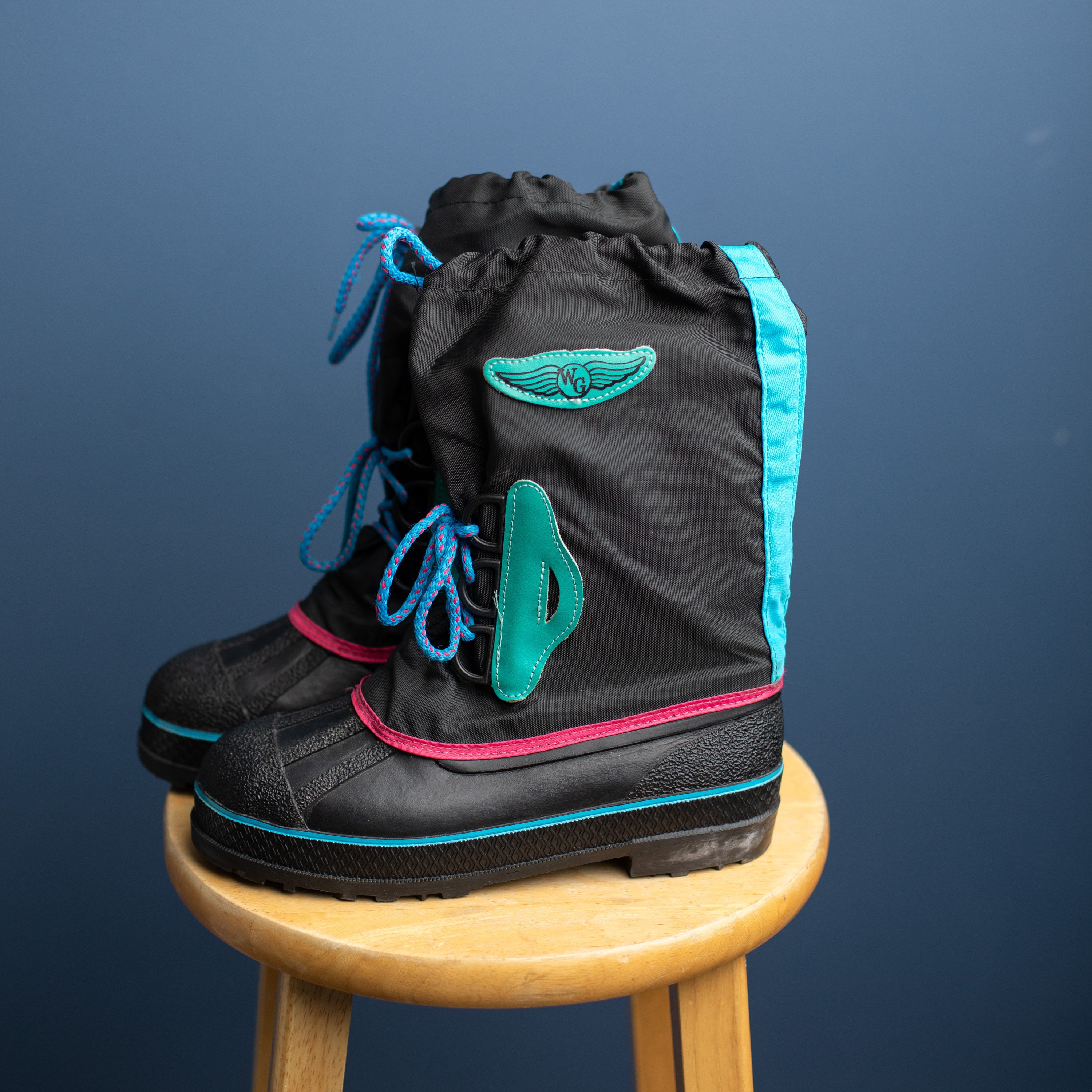 Neon Rain Boots Etsy