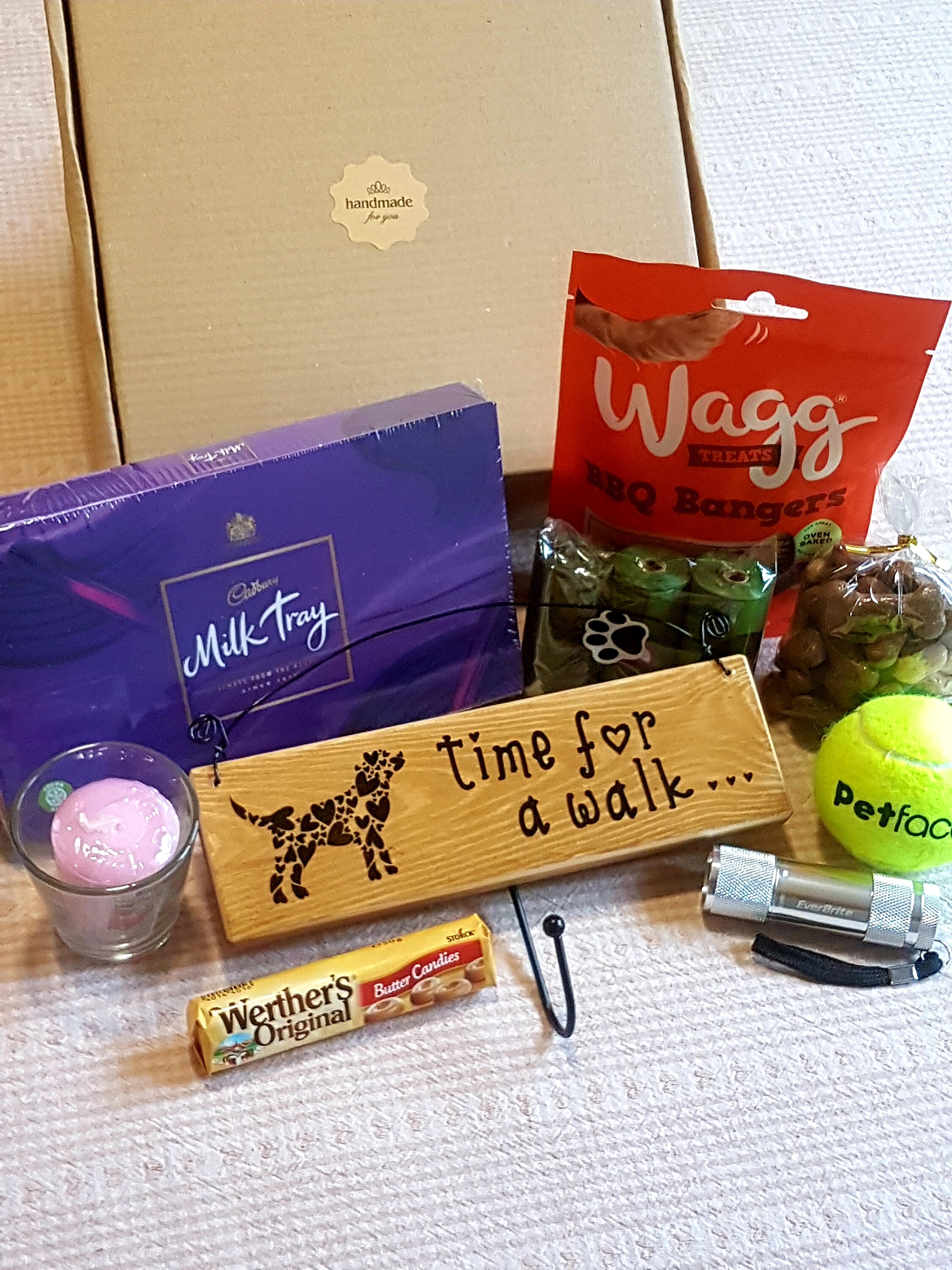 Handmade dog treat box/gift hamper Etsy