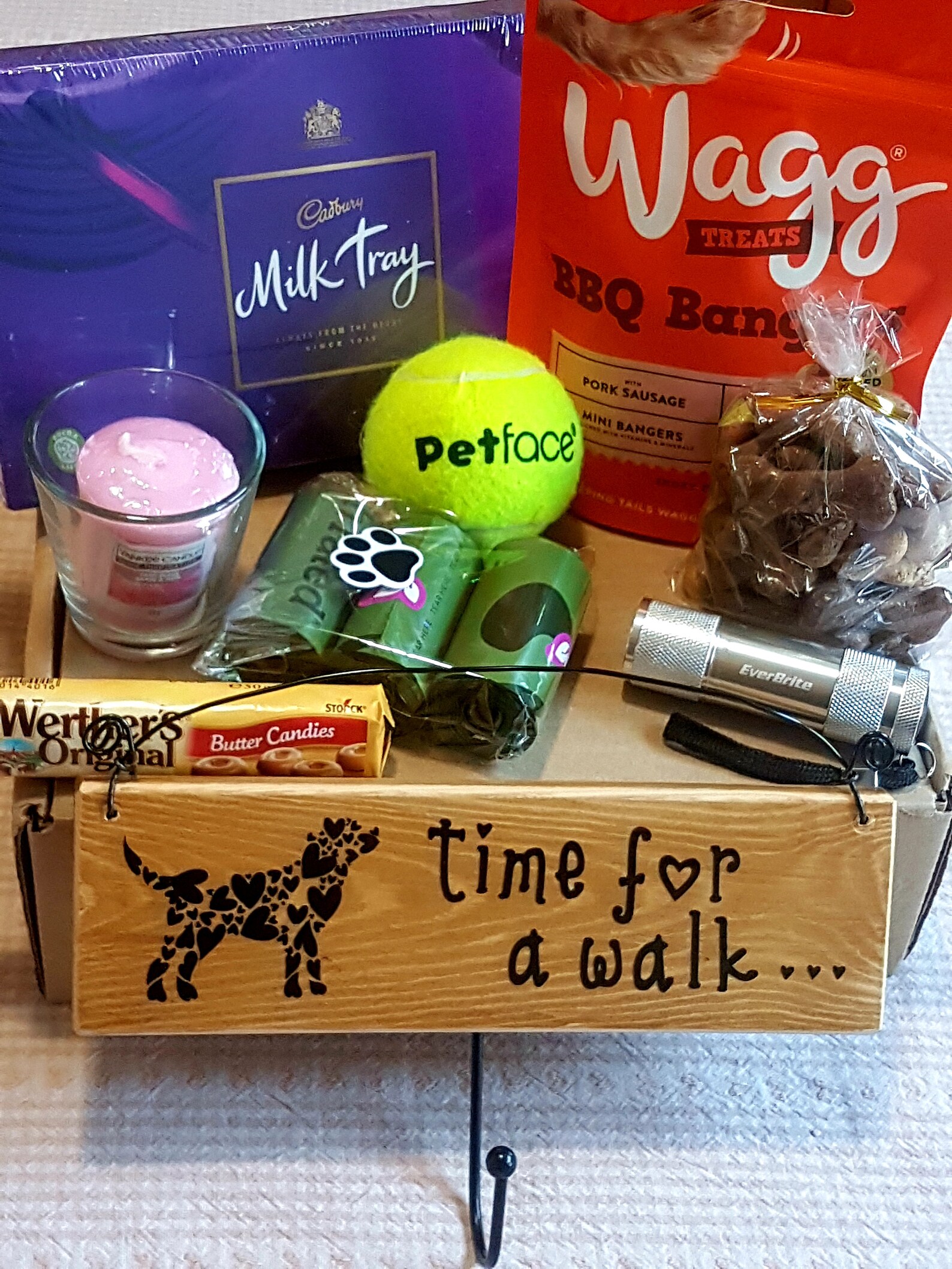 Handmade dog treat box/gift hamper Etsy