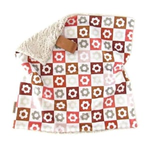 Retro Checks Lovey, Daisy Checks Lovey, Checkered Baby Lovey, Retro Baby Nursery, Retro Checks Baby Shower, Checkerboard Lovey, Baby Gift