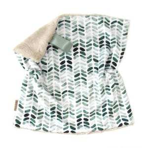 Watercolor Herringbone Lovey, Green Lovey, Personalized Lovey, Sage Green Baby Shower, Custom Baby Gift, Soft Green Lovey, Green Baby Outfit