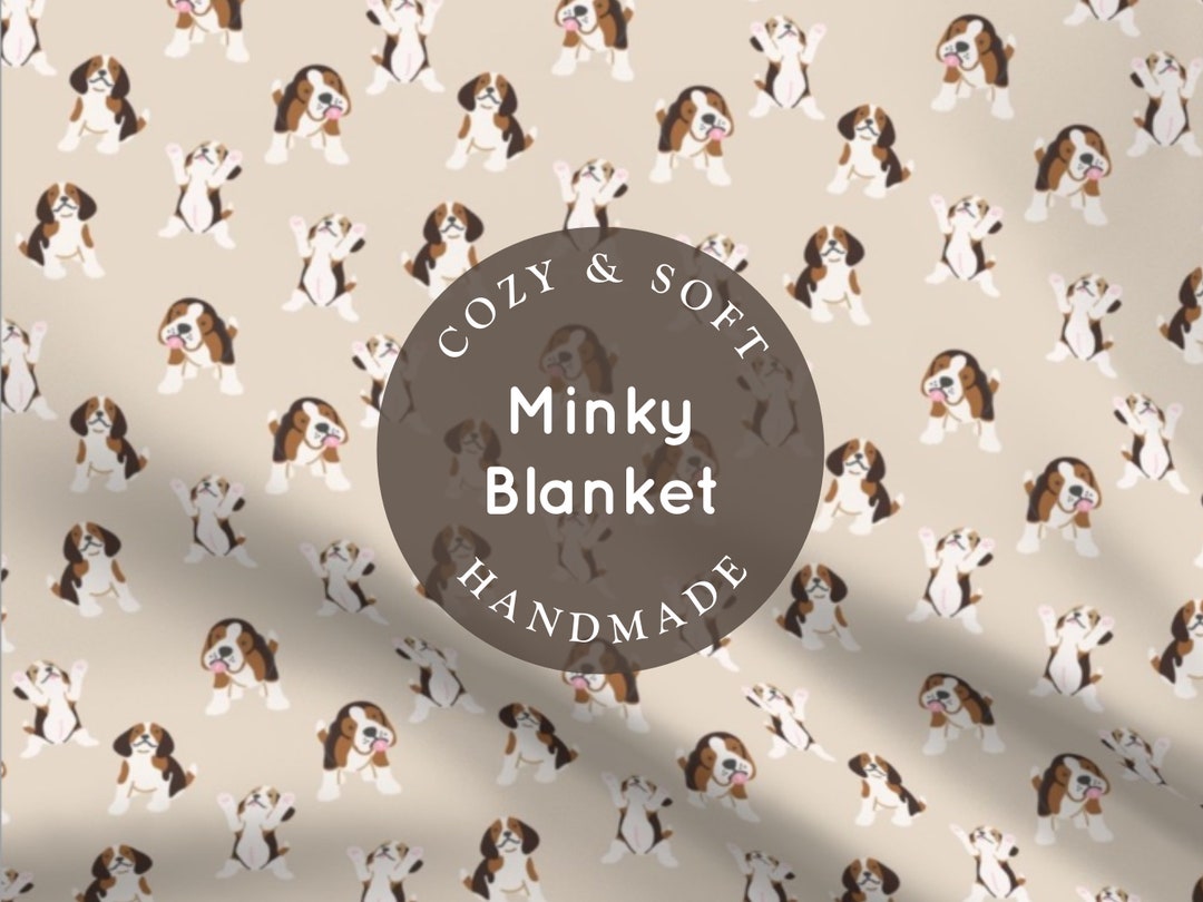 Beagle Puppies Blanket Baby, Child, Adult Blanket, Beagles Minky