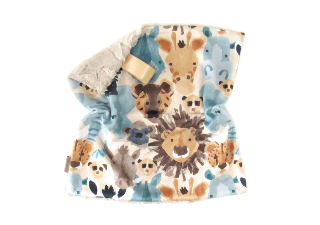 African Safari Baby Lovey, Lion Lovey, Elephant Lovey, Wild Animal Baby