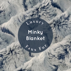 The SOFTEST Throw Blanket Soft Blue Blanket Adult Minky Blanket Faux Fur Throw Faux Rabbit Fur Throw Heavy Weight Throw Luxury Gift Etsy