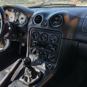 Instrument Gauge Panel 2-DIN With or Without Radio for NB Miata