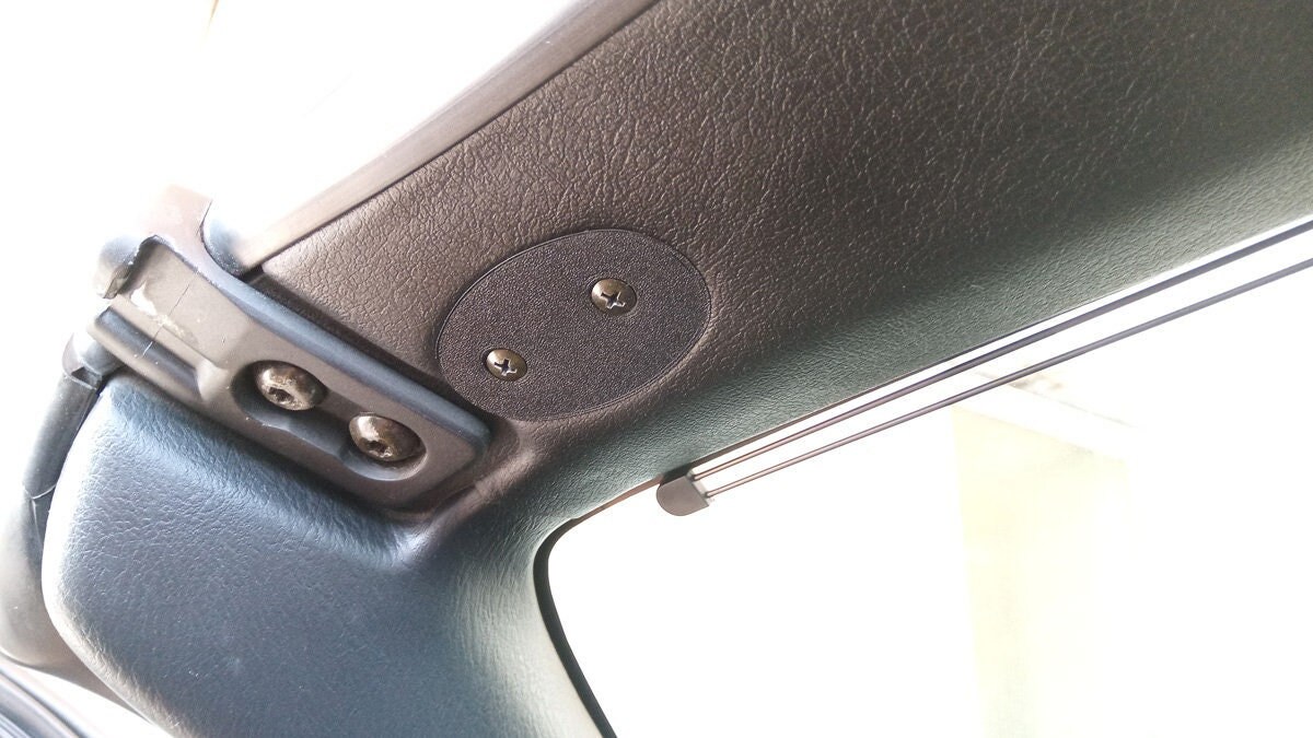 Visor Delete Plates for NA and NB Miatas for extra visibility!
