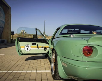 MX-5 Miata NA Aluminium Door Panels kit, Save Weight and Look Shinier!